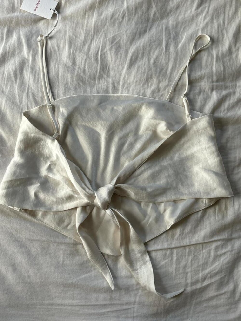 aritzia elektra camisole in light birch